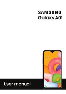 Samsung Galaxy A01 manual. Tablet Instructions.